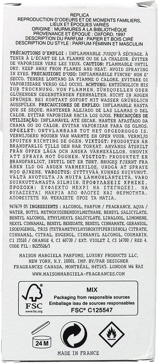 Maison Margiela Replica Whispers in the Library Eau de