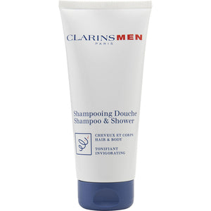 Clarins men total shampoo ( hair & body ) --200ml/7oz