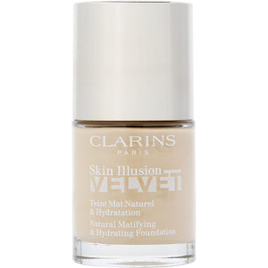 Clarins skin illusion velvet foundation - #105n --30ml/1oz