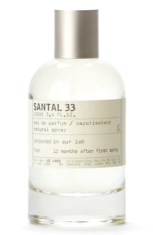 Le Labo Santal 33 for Unisex Eau de Parfum Spray, 3.4 Ounce