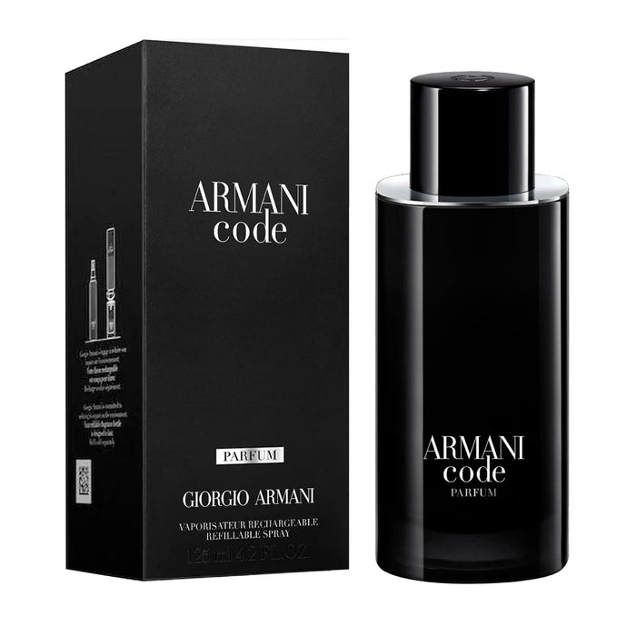 GIORGIO ARMANI Code Parfum Refillable for Men 4.2 oz EDP Spray