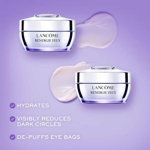 Lancome Rénergie Eye Cream - With Caffeine, Hyaluronic Acid & Linseed Extract - For Lifting & Dark Circles