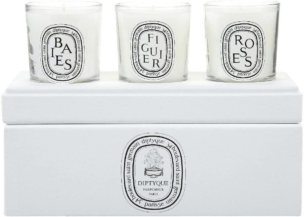 Diptyque Votive Candle Trio-Baies, Figuier, Roses-3 ct. – Prolisok