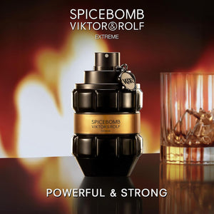 Viktor&Rolf Viktor&Rolf - Spicebomb Extreme Eau de Parfum - Woody & Spicy - Cologne for Men - With Notes of Amber & Vanilla - 3 Fl Oz