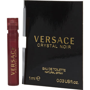Versace crystal noir by gianni versace edt spray vial on card