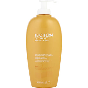 BIOTHERM oil therapy baume corps nutri-replenishing body treatment with apricot oil (for dry skin)  -400ml/13.52oz