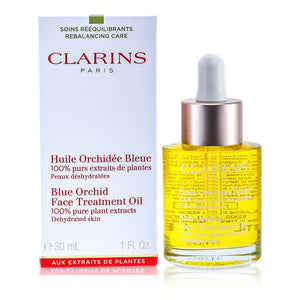 Clarins face treatment oil - blue orchid (for dehydrated skin)  --30ml/1oz