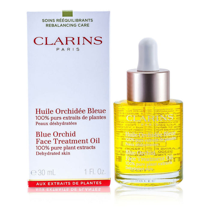 Clarins face treatment oil  blue orchid (for dehydrated skin)  30ml/1oz