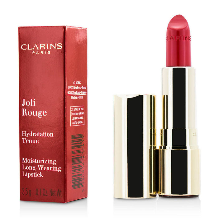 Clarins joli rouge (long wearing moisturizing lipstick)  # 742 joli rouge  3.5g/0.1oz