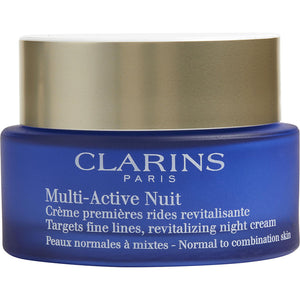 Clarins multi-active night targets fine lines revitalizing night cream - for normal to combination skin  --50ml/1.6oz