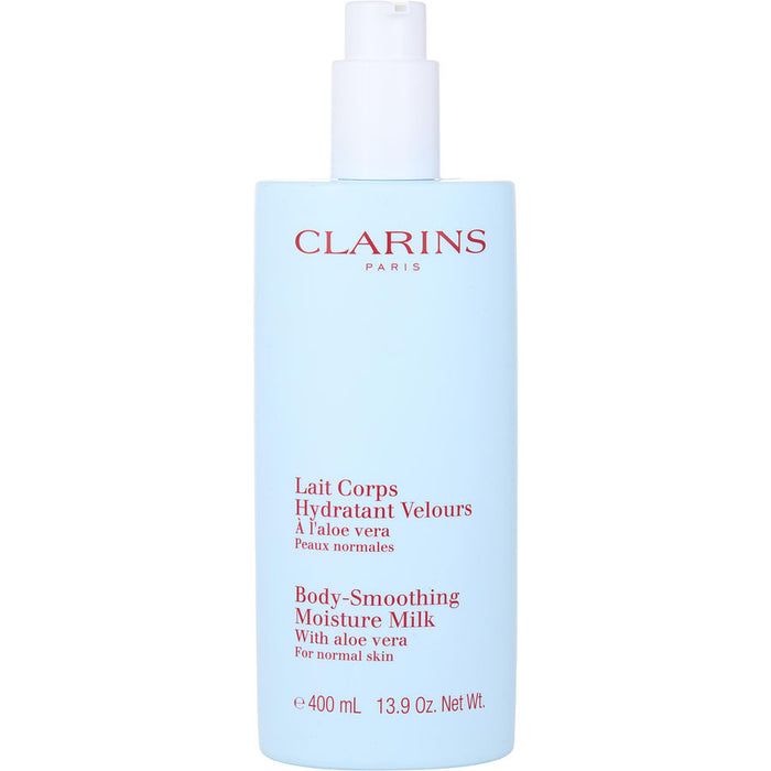 Clarins bodysmoothing moisture milk with aloe vera  for normal skin  400ml/13.9oz