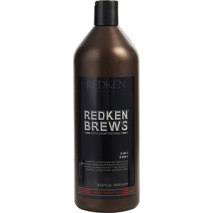 Redken redken brews 3 in 1 (shampoo, conditioner & body wash) 33.8 oz