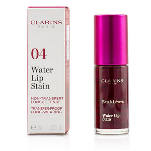 Clarins water lip stain - # 04 violet water  -7ml/0.2oz