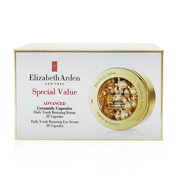 Elizabeth Arden advanced ceramide capsules daily youth restoring serum & eye serum (limited edition)  2x30caps
