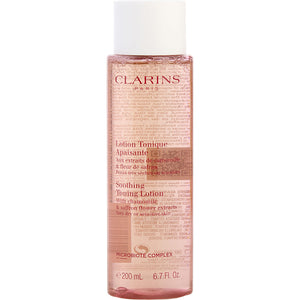 Clarins soothing toning lotion with chamomile & saffron flower extracts - very dry or sensitive skin  -200ml/6.7oz