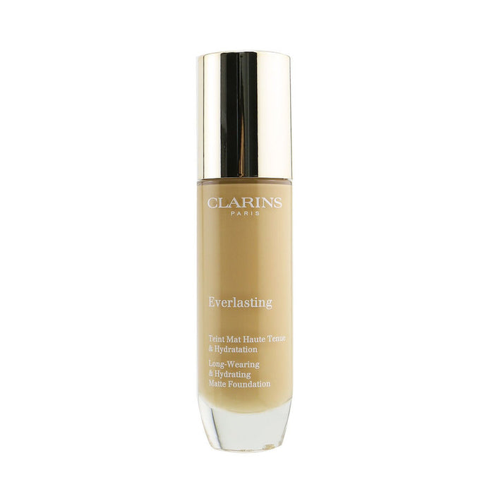 Clarins everlasting long wearing & hydrating matte foundation  # 112.5w caramel  30ml/1oz