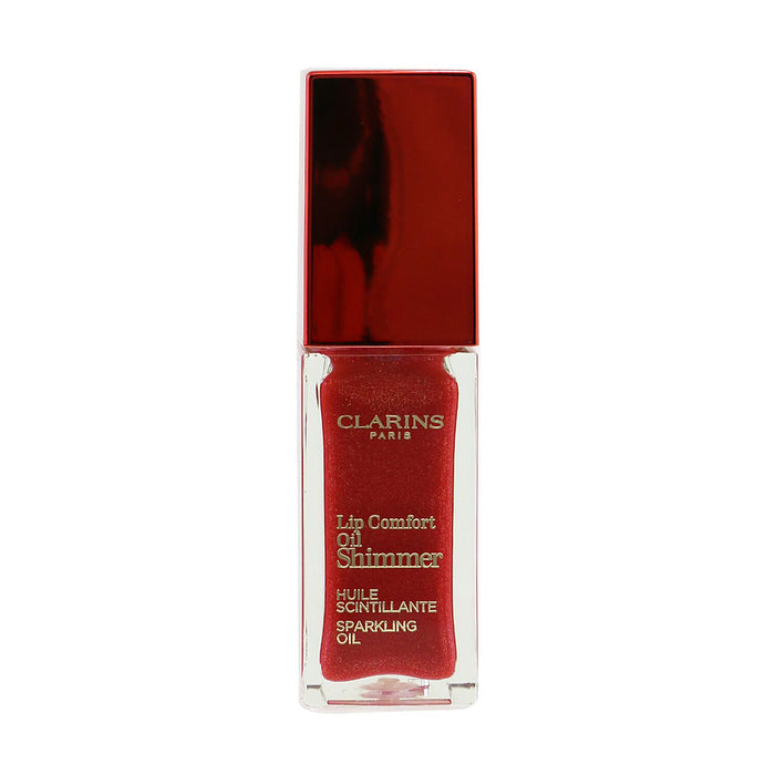 Clarins lip comfort oil shimmer  # 07 red hot  7ml/0.2oz