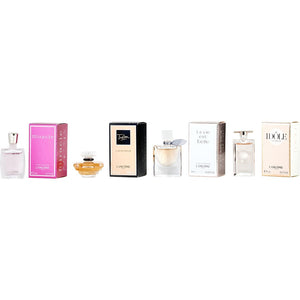 Lancome variety 4 piece mini variety with la vie est belle & tresor & miracle & idole and all are eau de parfum minis