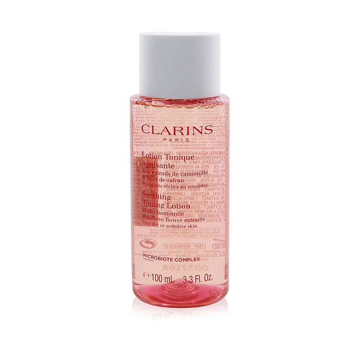 Clarins soothing toning lotion with chamomile & saffron flower extracts  very dry or sensitive skin  100ml/3.3oz