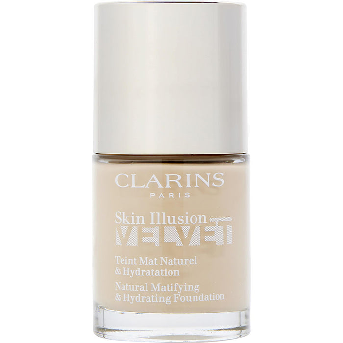 Clarins skin illusion velvet foundation  #105n 30ml/1oz