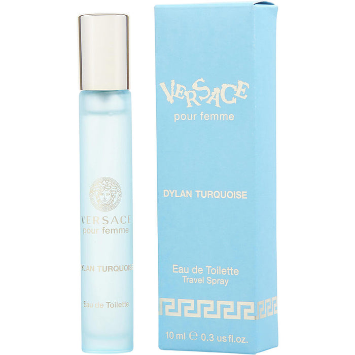 Versace dylan turquoise by gianni versace edt spray 0.3 oz mini