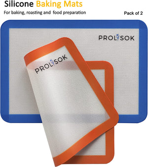 Prolisok Silicone Baking Mats - Pack of 2 - Prolisok Prolisok